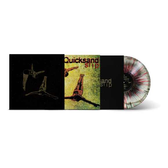 QUICKSAND – SLIP (DELUXE DINE ALONE GREEN/WHITE SWIRL WITH SPLATTER)(GATEFOLD WITH FOIL STAMPED SLIPCASE) - LP •