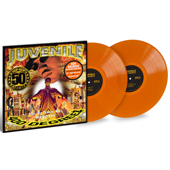 JUVENILE – 400 DEGREEZ (ORANGE VINYL) - LP •