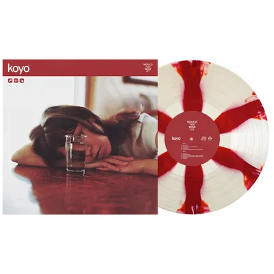 KOYO – WOULD YOU MISS IT? (MAROON / MILKY CLEAR PINWHEEL) - LP •