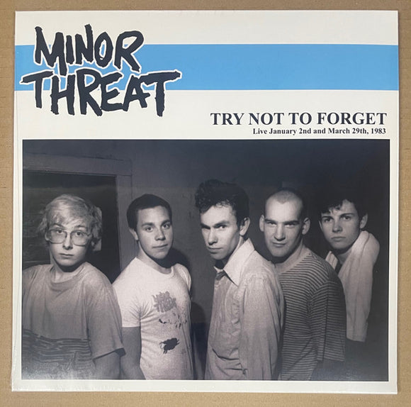 MINOR THREAT – TRY NOT TO FORGET LIVE 1983 - LP •