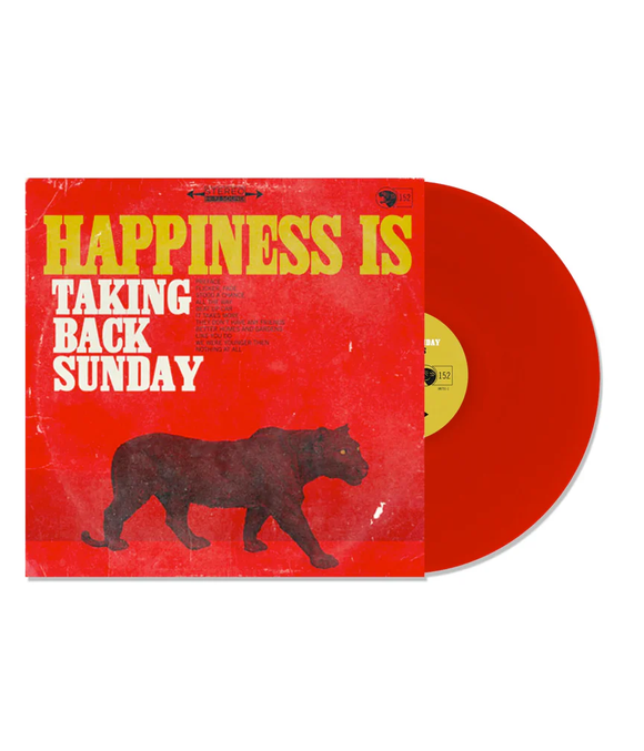 TAKING BACK SUNDAY – HAPPINESS (RED VINYL) - LP •