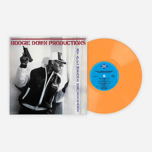 BOOGIE DOWN PRODUCTIONS – BY ALL MEANS NECESSARY (ORANGE VINYL) - LP •