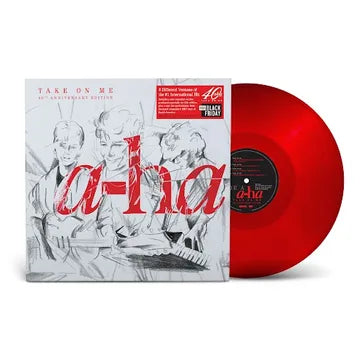 A-HA – TAKE ON ME (40TH ANNIVERSARY RUBY RED) (RSD BLACK FRIDAY 2025) - LP •