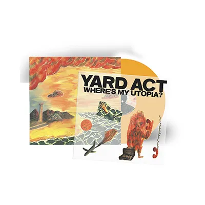 YARD ACT – WHERE'S MY UTOPIA (INDIE EXCLUSIVE ORANGE VINYL) - LP •