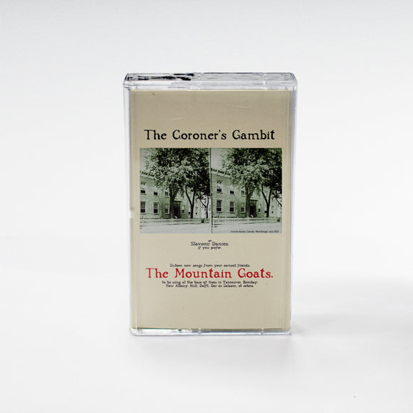 MOUNTAIN GOATS – CORONER'S GAMBIT (REISSUE) - TAPE •