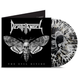 DEATH ANGEL – EVIL DIVIDE (INDIE EXCLUSIVE CLEAR WITH BLACK SPLATTER) - LP •