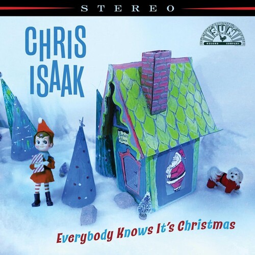 ISAAK,CHRIS – EVERYBODY KNOWS IT'S CHRISTMAS (DELUXE EDITION) (GREEN SWIRL VINYL) - LP •