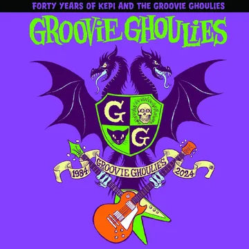GROOVIE GHOULIES – 40 YEARS OF KEPI & THE GROOVIE GHOULIES (OPAQUE ORANGE & PURPLE VINYL) (RSD24) - LP •