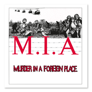 M.I.A. – MURDER IN A FOREIGN PLACE (40TH ANNIVERSARY RED VINYL) - LP •