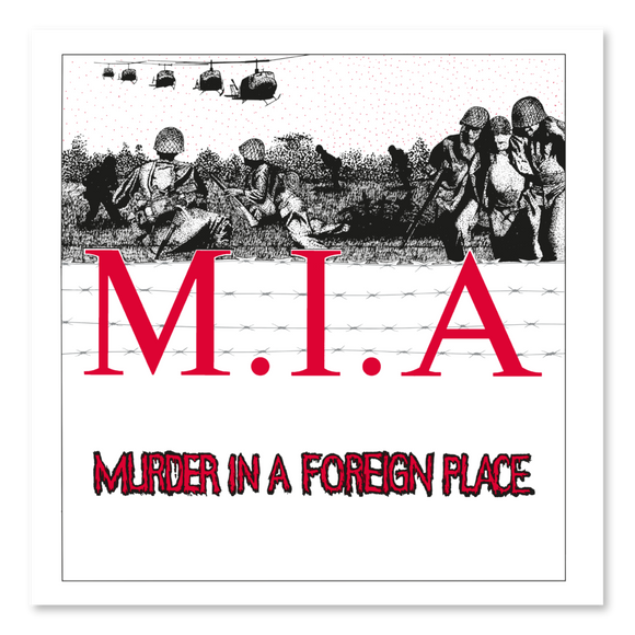 M.I.A. – MURDER IN A FOREIGN PLACE (40TH ANNIVERSARY RED VINYL) - LP •