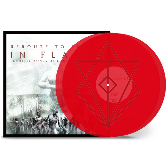 IN FLAMES – REROUTE TO REMAIN (TRANSPARENT RED) (REMASTER 2023) - LP •