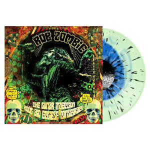 ZOMBIE,ROB – LUNAR INJECTION KOOL AID ECLIPSE CONSPIRACY (BLUE IN BOTTLE GREEN W/BLACK & BONE SPLATTER) - LP •