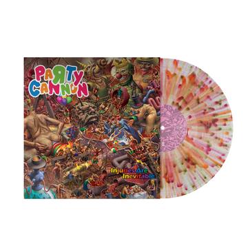 PARTY CANNON – INJURIES ARE INEVITABLE (ACTION PARK SPLATTER VINYL) - LP •