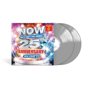 NOW 25TH ANNIVERSARY VOLUME 2 – VARIOUS (SILVER VINYL) - LP •