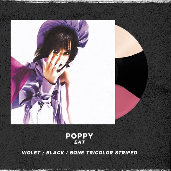 POPPY – EAT EP (VIOLET/BLACK/BONE STRIPED VINYL) (RSD24) - LP •