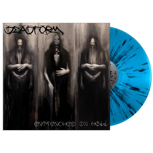 DEADFORM – ENTRENCHED IN HELL (ROYAL BLUE W/ BLACK SPLATTER) - LP •