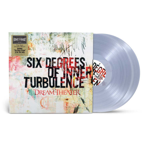DREAM THEATER – SIX DEGREES OF INNER TURBULENCE (CLEAR VINYL ROCKTOBER 2025 BRICK & MORTAR EXCLUSIVE) - LP •