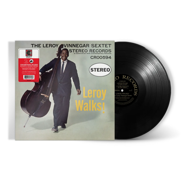 VINNEGAR,LEROY – LEROY WALKS! (CONTEMPORARY RECORDS ACOUSTIC SOUNDS SERIES) - LP •