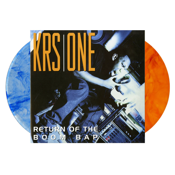 KRS-ONE – RETURN OF THE BOOM BAP (BLUE/ORANGE MARBLE) - LP •