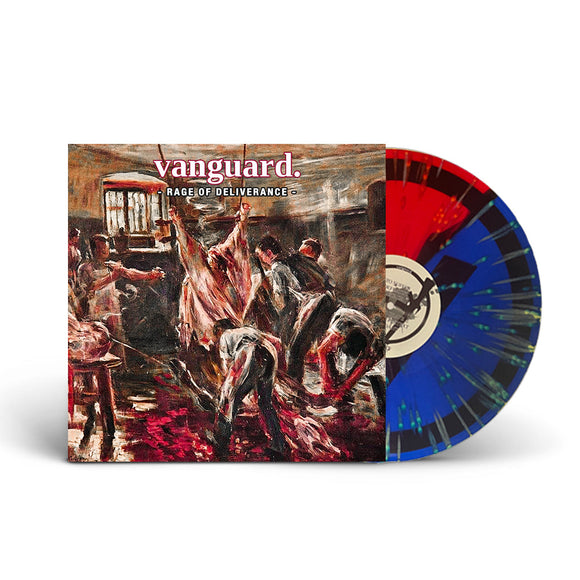 VANGUARD – RAGE OF DELIVERANCE (BLUE & RED WITH YELLOW SPLATTER VINYL) - LP •