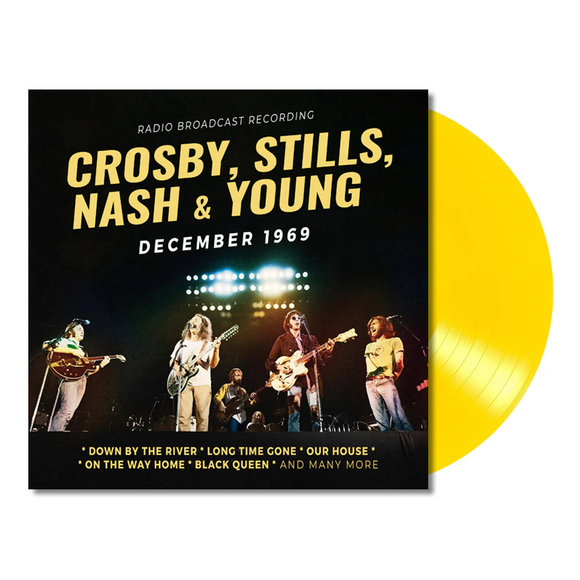 CROSBY STILLS NASH & YOUNG – DECEMBER 1969 (YELLOW VINYL) - LP •