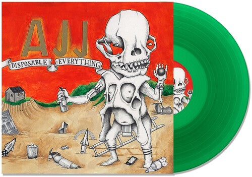 AJJ – DISPOSABLE EVERYTHING (GREEN VINYL) - LP •