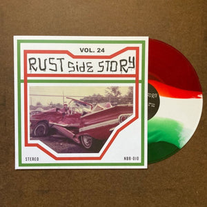 RUST SIDE STORY V.24 – VARIOUS (RED/WHITE/GREEN) - LP •