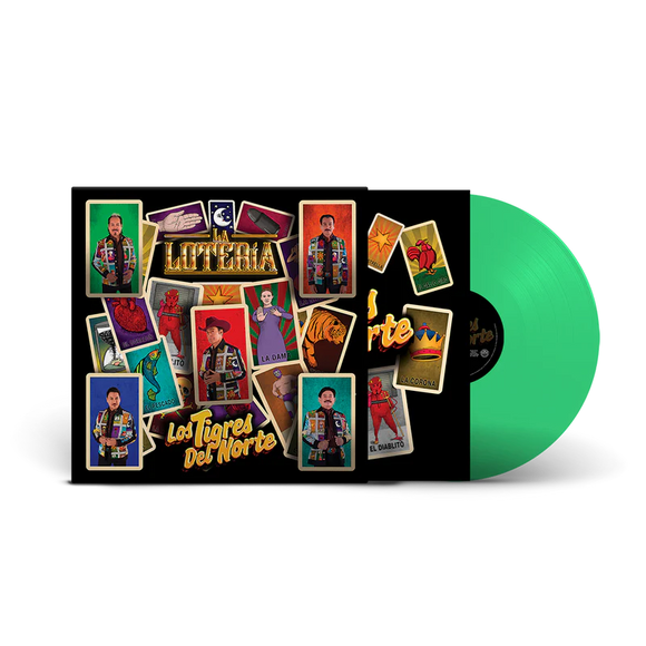 LOS TIGRES DEL NORTE – LA LOTERIA (TRANSLUCENT GREEN) - LP •