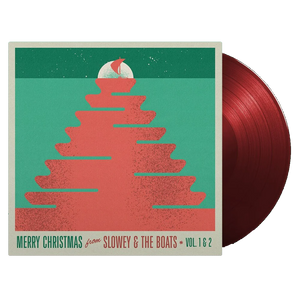 SLOWEY & THE BOATS – MERRY CHRISTMAS FROM SLOWEY & THE BOATS (RUBY RED VINYL) - LP •