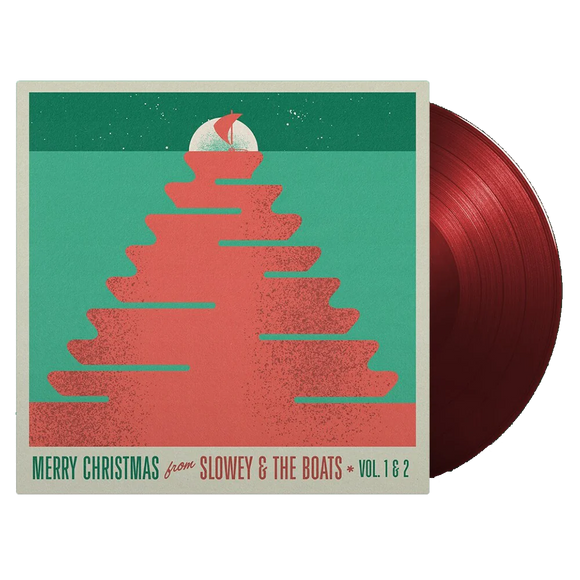 SLOWEY & THE BOATS – MERRY CHRISTMAS FROM SLOWEY & THE BOATS (RUBY RED VINYL) - LP •