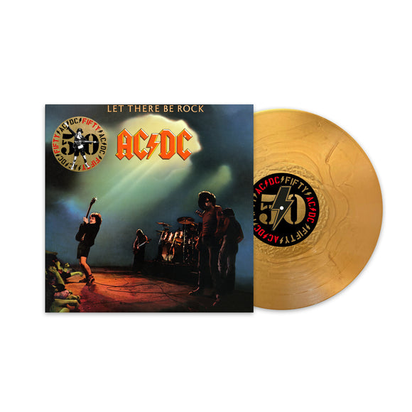 AC/DC – LET THERE BE ROCK (GOLD VINYL 50TH ANNIVERSARY) - LP •
