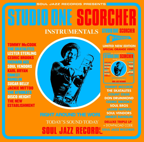 SOUL JAZZ RECORDS PRESENTS – STUDIO ONE SCORCHER (ORANGE VINYL) - LP •