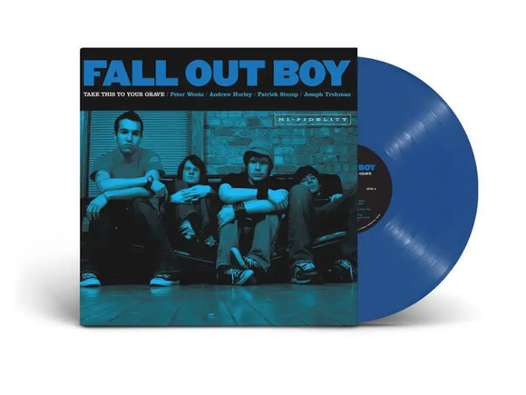 FALL OUT BOY – TAKE THIS TO YOUR GRAVE (BLUE VINYL) - LP •