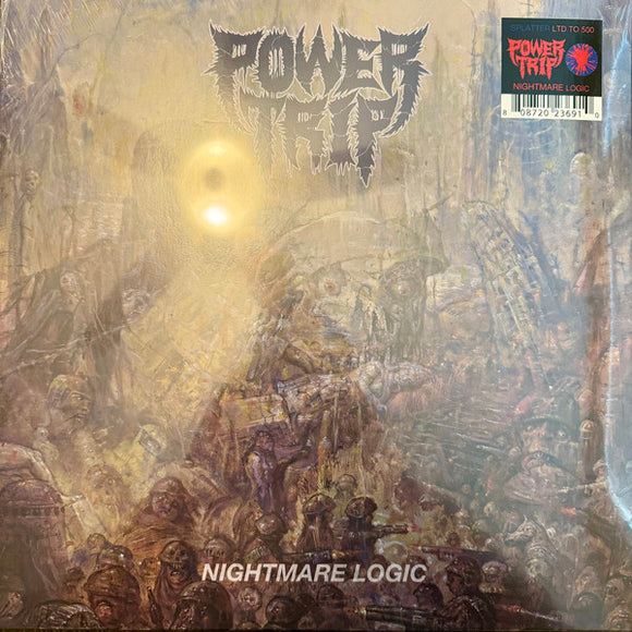 POWER TRIP – NIGHTMARE LOGIC (BLUE/RED SPLATTER) - LP •