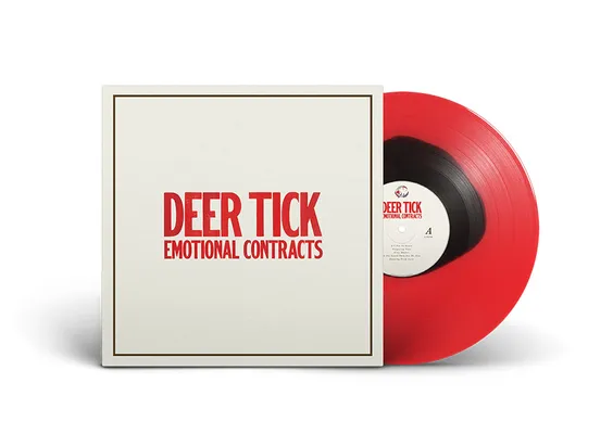 DEER TICK – EMOTIONAL CONTRACT (RED/BLACK) - LP •