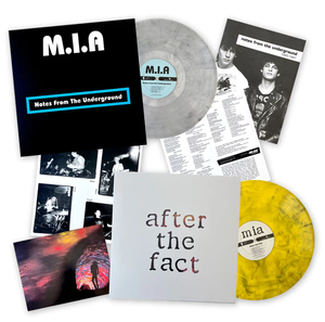 M.I.A. – NOTES FROM THE UNDERGROUND + AFTER THE FACT (COLORED VINYL) - LP •