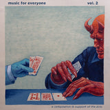 MUSIC FOR EVERYONE VOL 2  – VARIOUS (OXBLOOD W/ AQUA BLUE) - LP •