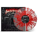 HATEBREED – CONCRETE CONFESSIONAL (CLEAR RED SPLATTER) - LP •