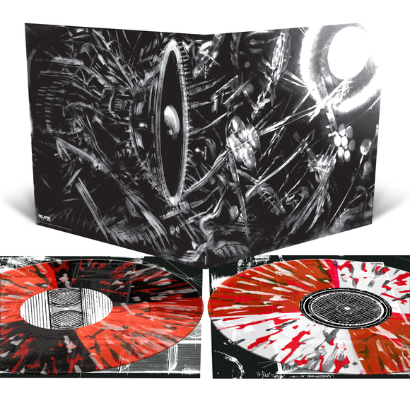 BUG – MACHINES (CUSTOM QUAD RED/WHITE/BLACK) - LP •