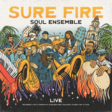 SURE FIRE SOUL ENSEMBLE – LIVE AT PANAMA 66 (CLEAR W/ORANGE SWIRL) - LP •