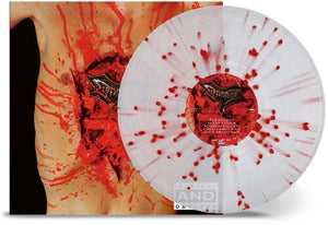 DISMEMBER – INDECENT & OBSCENE (CLEAR W/RED SPLATTER) - LP •