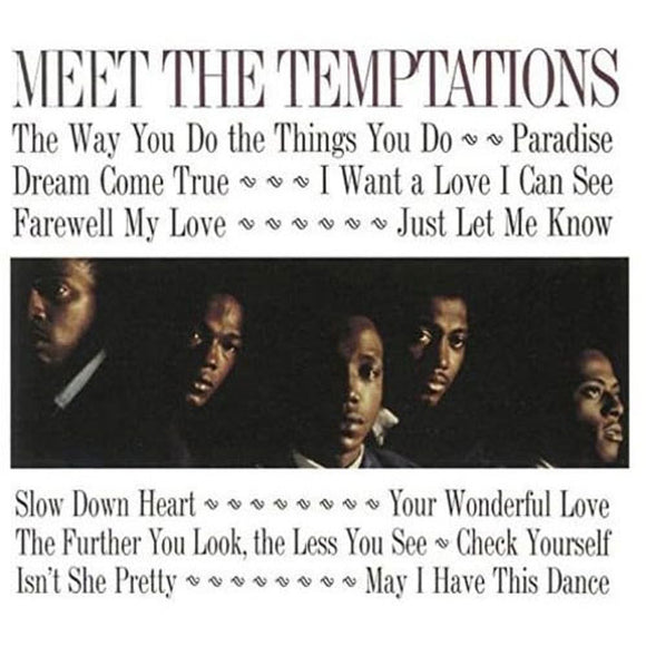 TEMPTATIONS – MEET THE TEMPTATIONS (ORIGINAL MONO MASTER) - LP •