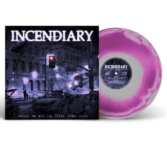 INCENDIARY – CHANGE THE WAY YOU THINK ABOUT PAIN (INDIE EXCLUSIVE LIMITED EDITION VIOLET/GREY/NEON VIOLET MIX) - LP •