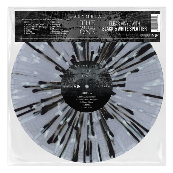BABYMETAL – OTHER ONE (CLEAR WITH BLACK & WHITE SPLATTER) - LP •