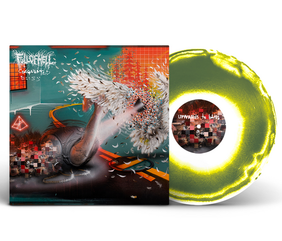 FULL OF HELL – COAGULATED BLISS (NEON YELLOW / WHITE AND OLIVE GREEN) - LP •
