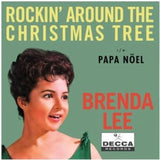 BRENDA LEE – ROCKIN' AROUND THE CHRISTMAS TREE (TRANSLUCENT EMERALD VINYL) - 7" •