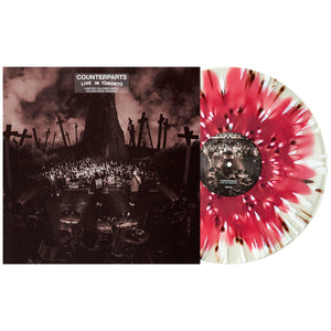 COUNTERPARTS – LIVE IN TORONTO (OXBLOOD IN MILKY CLEAR W/ BROWN & WHITE SPLATTER) - LP •