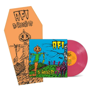 AFI – ALL HALLOW'S EP (25TH ANNIVERSARY - SPECTRAL PINK W/BLACK LIGHT POSTER) - LP •