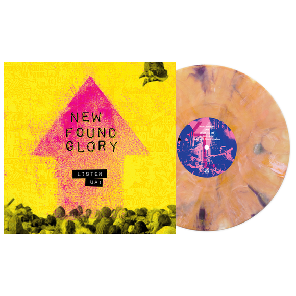 NEW FOUND GLORY LISTEN UP (ORANGE/PURPLE) LP – Lunchbox Records