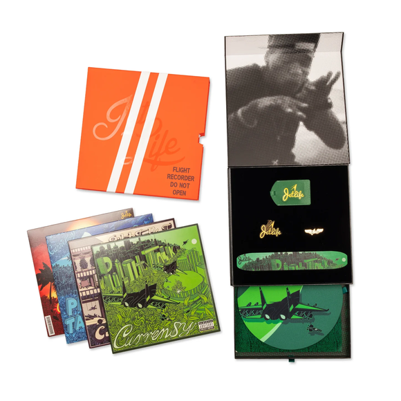 CURRENSY ( CURREN$Y ) – JET LIFE: THE PILOT TALK COLLECTION (BOX SET) - LP •
